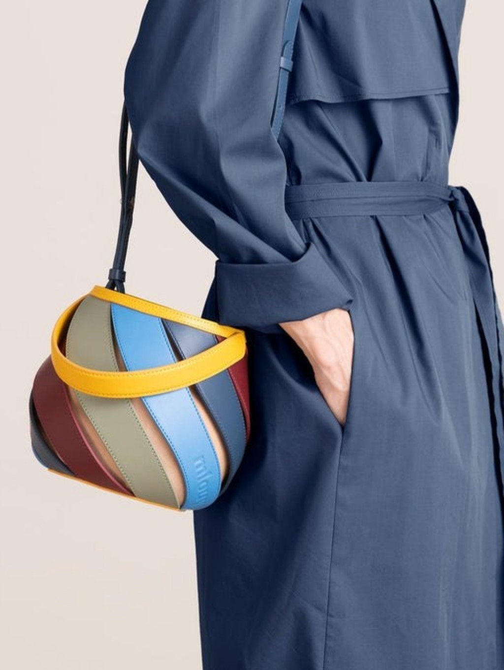 Mlouye Helix Multi-Color Leather Bag Nwt — image 2 of 8